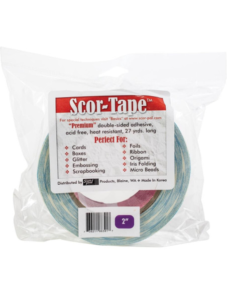 Cinta de doble cara 2" de Scor-Tape