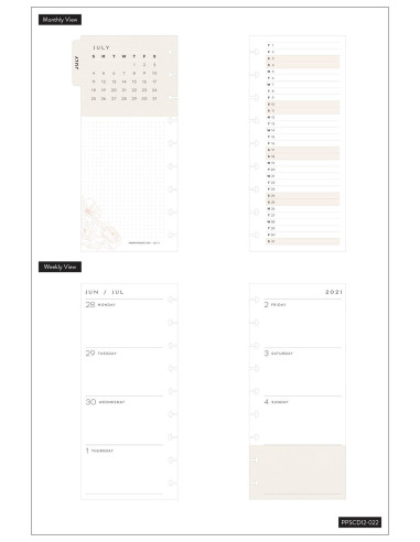 Planificador 12 meses Happy Planner