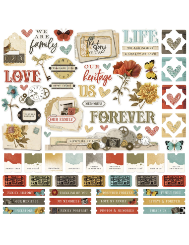 Kit 12" Simple Vintage Ancestry de Simple Stories