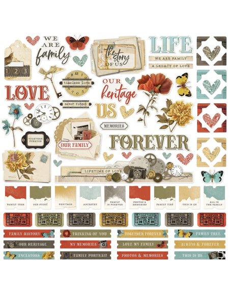 Kit 12" Simple Vintage Ancestry de Simple Stories