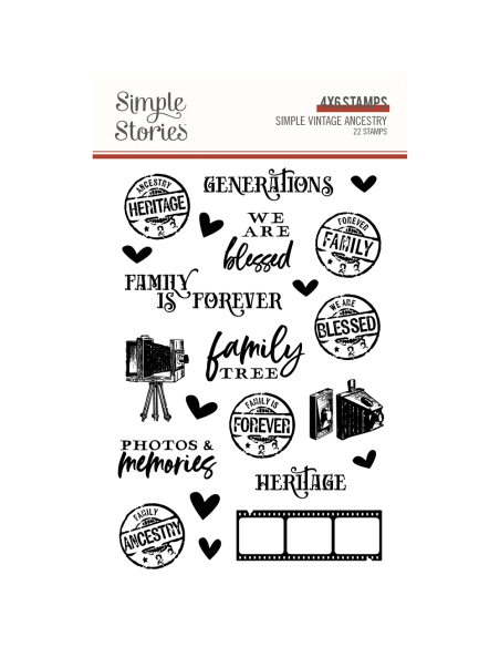 Sello Simple Vintage Ancestry de Simple Stories