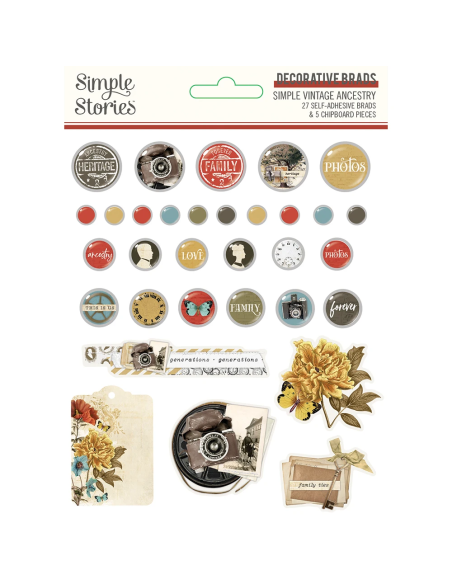 Brads Simple Vintage Ancestry de Simple Stories