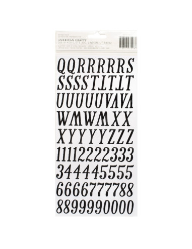 Pegatinas alfabeto puffy Garden Party de Maggie Holmes