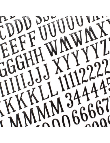 Pegatinas alfabeto puffy Garden Party de Maggie Holmes