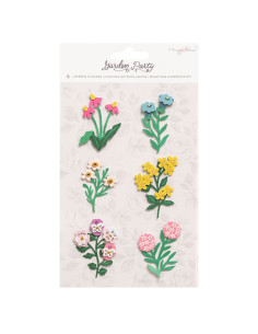 Pegatinas alfabeto puffy Garden Party de Maggie Holmes