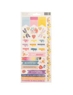 Pegatinas 6"x12" Wonders de Paige Evans 2