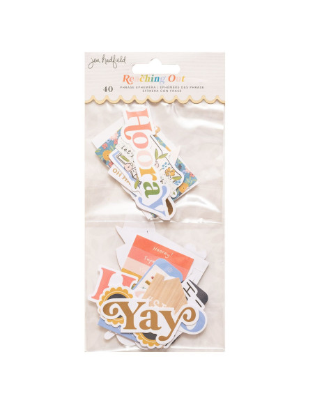 Troquelados frases Reaching Out de Jen Hadfield