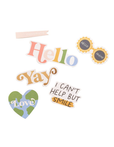 Troquelados frases Reaching Out de Jen Hadfield