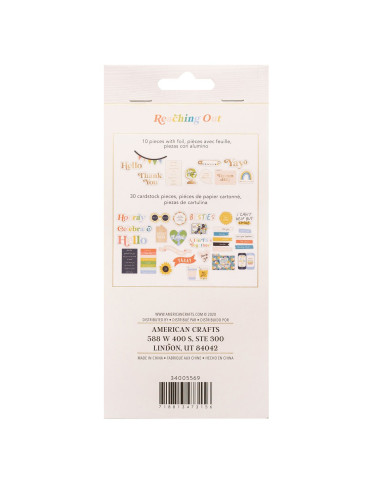 Troquelados frases Reaching Out de Jen Hadfield