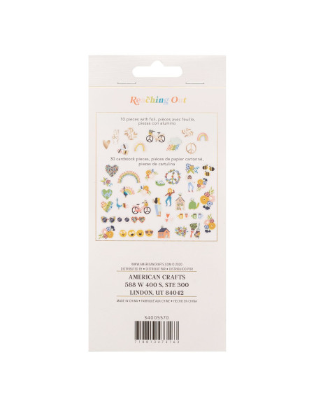 Troquelados frases Reaching Out de Jen Hadfield