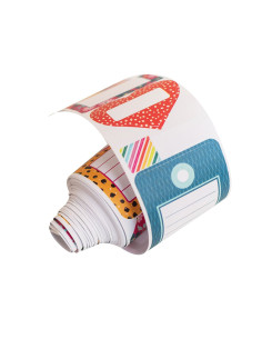 Rollo pegatinas Brave + Bold de Amy Tangerine
