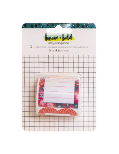 Rollo pegatinas Brave + Bold de Amy Tangerine 2