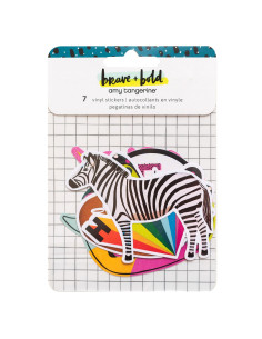 Pegatinas vinilo Brave + Bold de Amy Tangerine