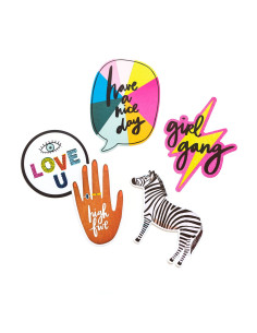 Pegatinas vinilo Brave + Bold de Amy Tangerine 2