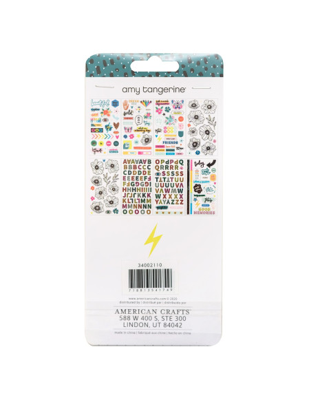 Libro pegatinas Brave + Bold de Amy Tangerine