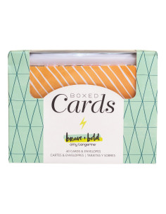 Tarjetas y sobres Brave + Bold de Amy Tangerine