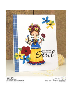 Sello Stampingbella oddball Frida 2