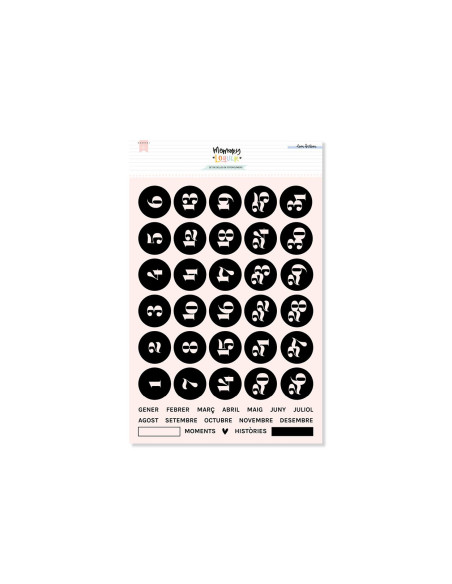 Sello Alfabeto Mix L de Lora Bailora