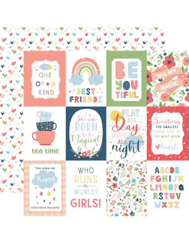 Kit 12 Little Dreamer Girl de Echo Park