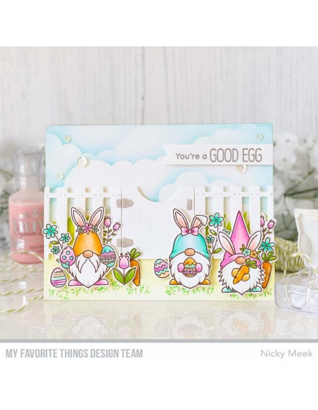 Sello Spring Gnomes de MFT