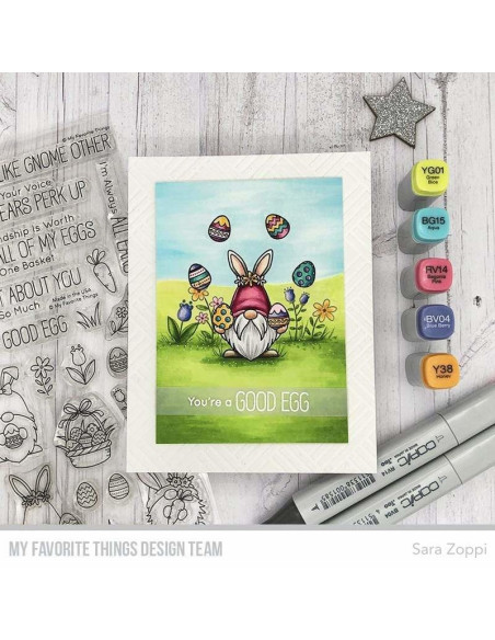 Sello Spring Gnomes de MFT