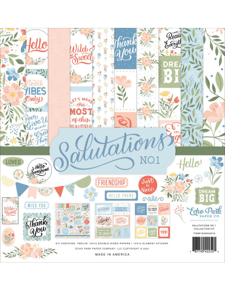 Kit 12 Salutations de Echo Park