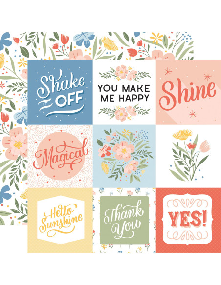 Bloc 6"x6" Salutations de Echo Park