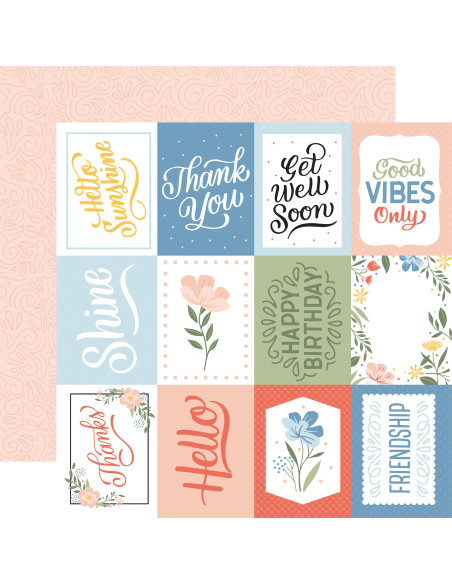 Bloc 6"x6" Salutations de Echo Park