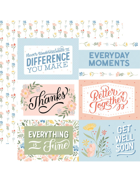 Bloc 6"x6" Salutations de Echo Park