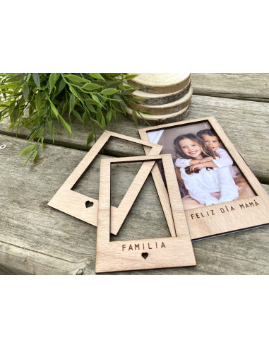 Set 2 marcos madera MAMÁ