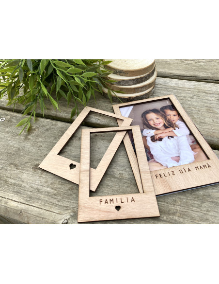 Set 2 marcos madera MAMÁ