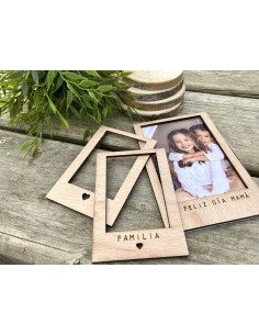 Set 2 marcos madera FAMILIA 2
