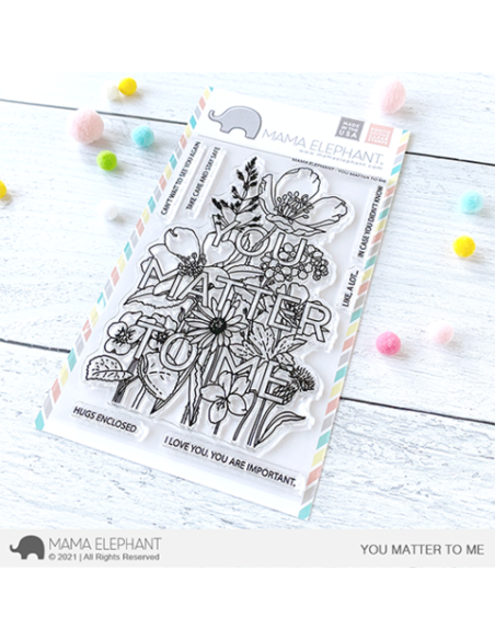 Sello You Matter To Me de Mama Elephant