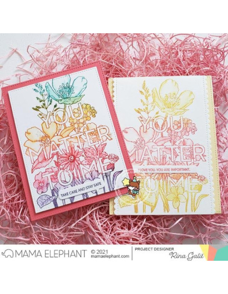 Sello You Matter To Me de Mama Elephant