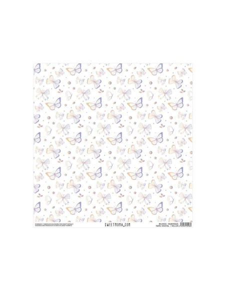 Papel vegetal hojitas de Sweet moma