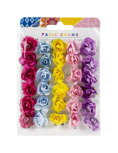 Pack de flores de papel Wonders de paige Evans