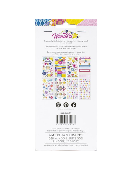 Pegatina puffy Wonders de paige Evans