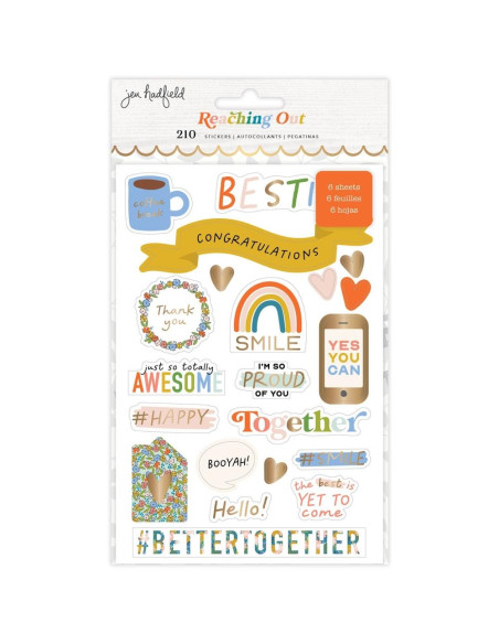 Mini-libro pegatinas Wonders de paige Evans