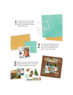 Set 5 plantilla para foto de Simple stories 2