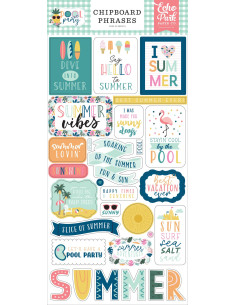 Chipboard Phrases 6x12 de Echo Park