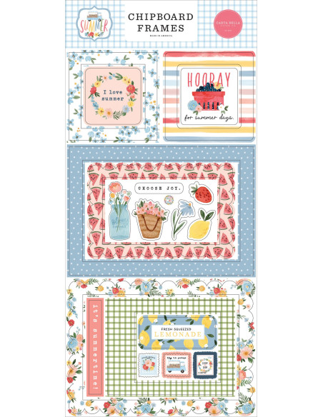 Chipboard Frames Summer de Carta Bella