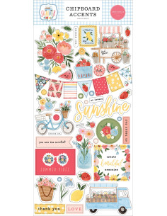 Chipboard Accents Summer de Carta Bella