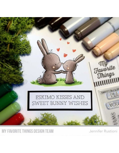 Sello Bunny Wishes de MFT