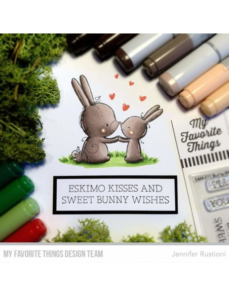 Sello Bunny Wishes de MFT