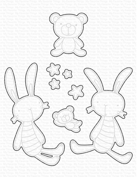 Troquel Favorite Somebunny de MFT