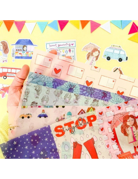 Set 5 vellums Culo Inquieto de MSV