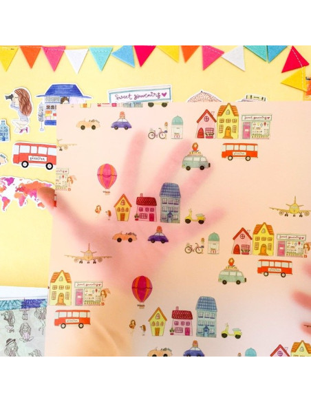 Set 5 vellums Culo Inquieto de MSV