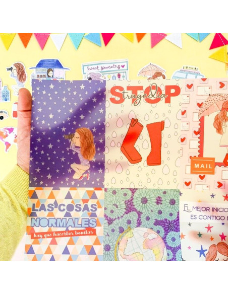 Set 5 vellums Culo Inquieto de MSV