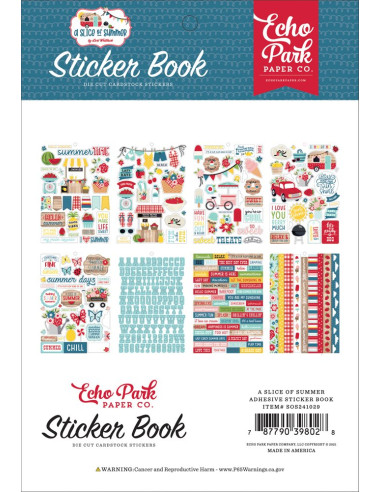 Libro de pegatinas A Slice of Summer de Echo Park