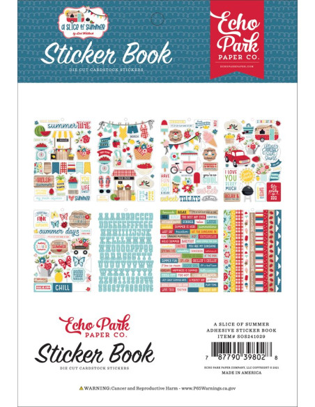 Libro de pegatinas A Slice of Summer de Echo Park Libro de pegatinas A Slice of Summer de Echo Park